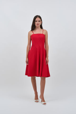 BELLE DRESS - RED