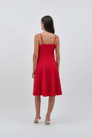 BELLE DRESS - RED