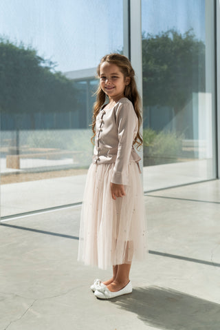 KIDS - JASMINE KAFTAN IN BEIGE